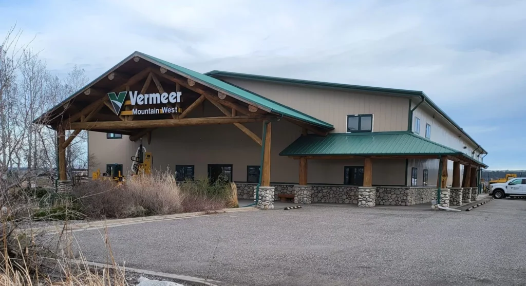 Outside of Vermeer Mountain West in Billings.