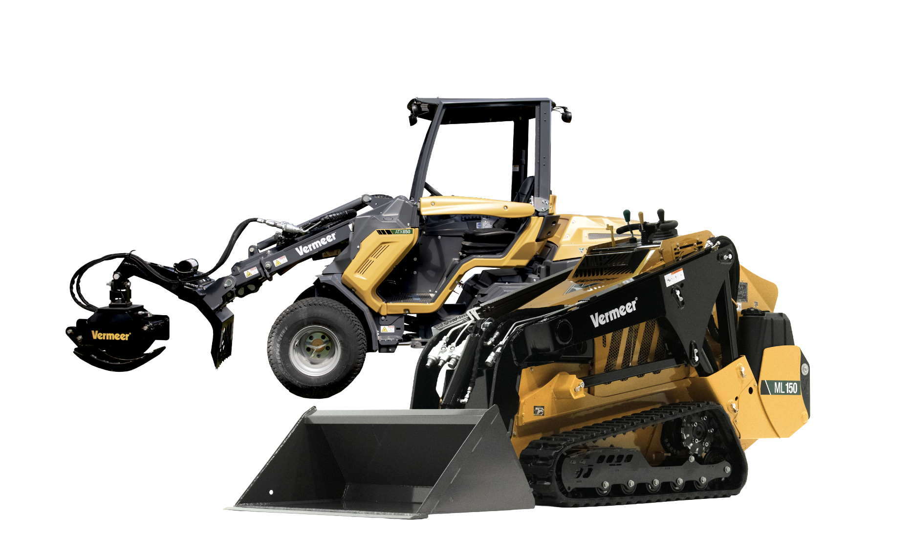 Vermeer ATX and mini skid steer equipment